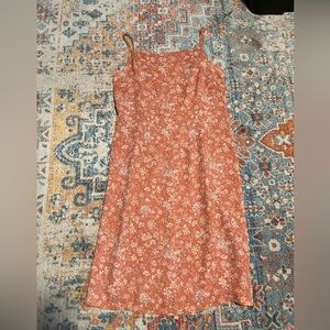 Old Navy vintage 90s square neck floral print spaghetti strap dress